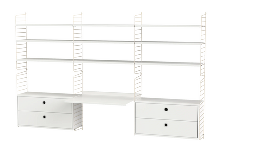 Workspace F Beige/White 240 cm
