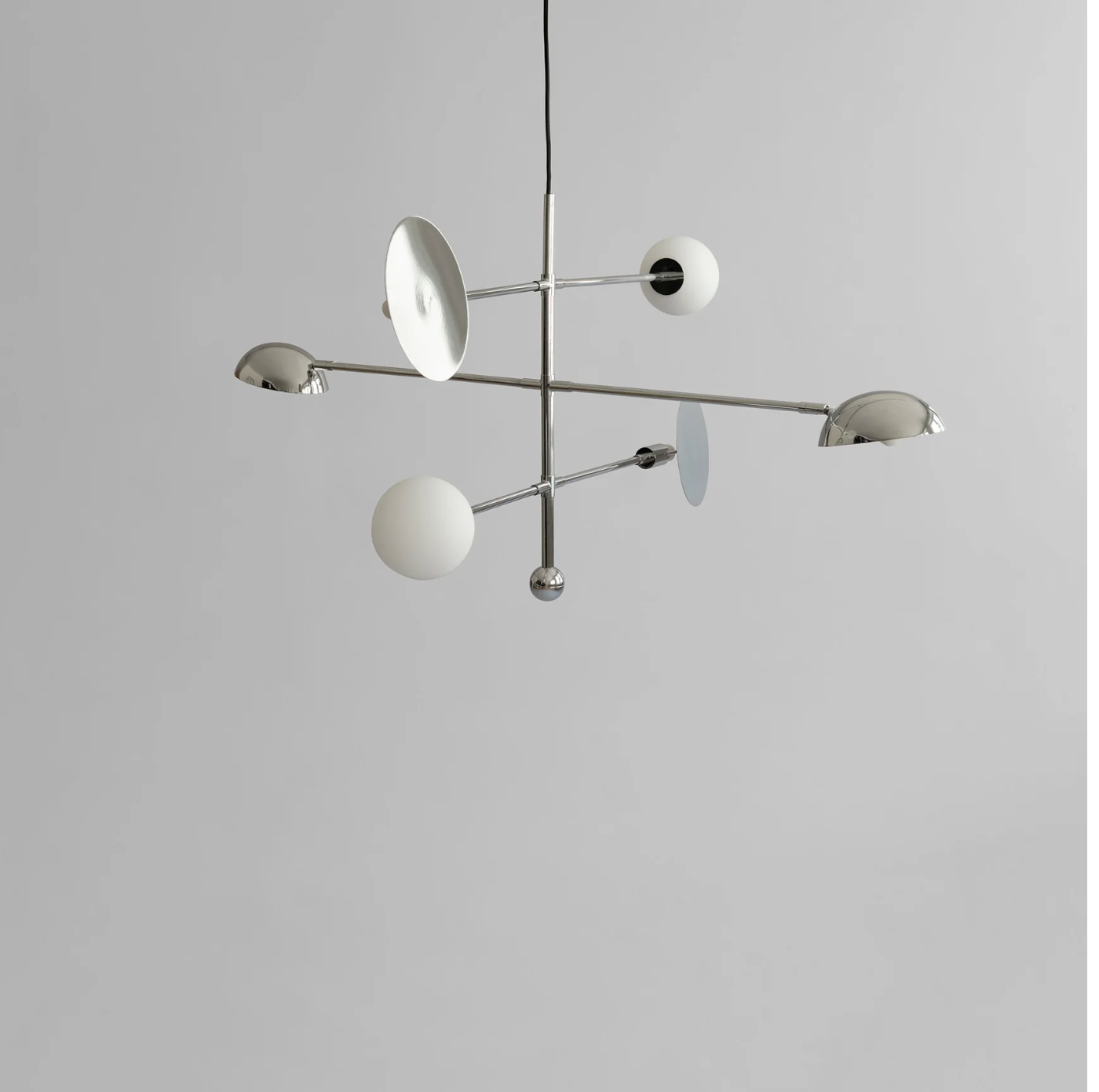 Sahn Chandelier - Chrome (5m)