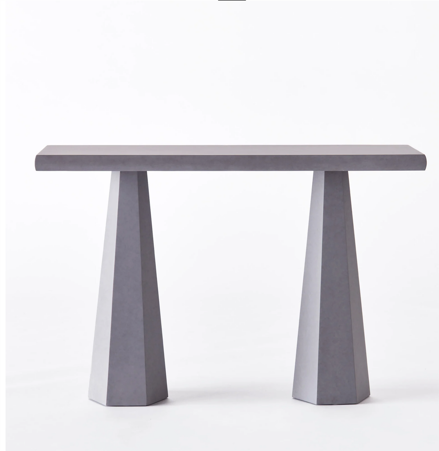 HEXAGON CONSOLE TABLE GREY