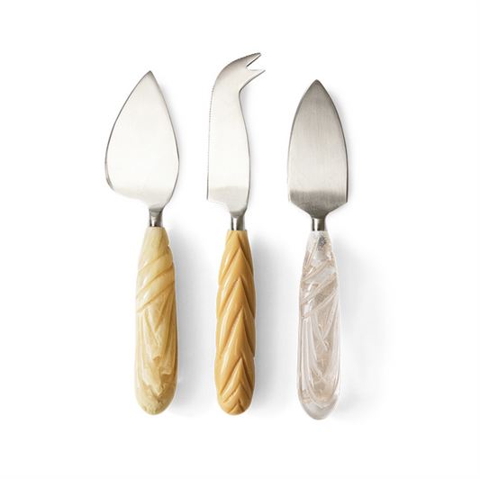Cheese knives cream (set of 3)