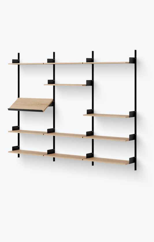 Display Shelf black/oak