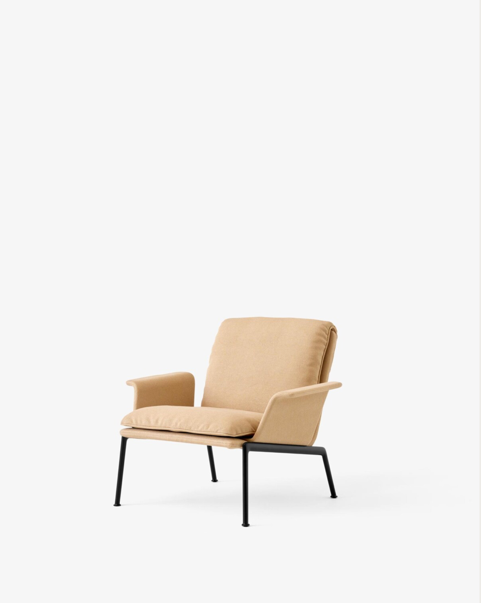 Muno LN19 Lounge chair w. arms Clay 0007