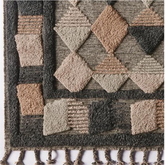 LISBOA RUG MULTI GREY 200x300 cm
