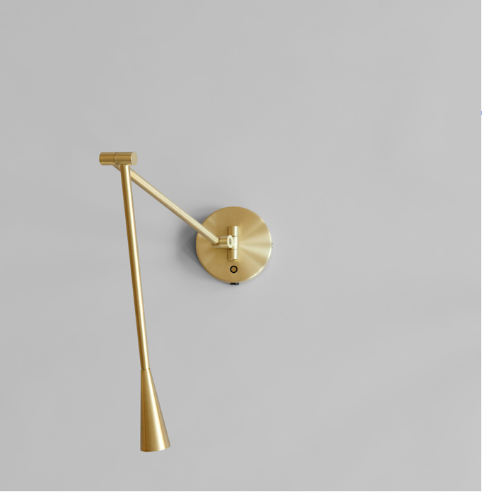 Snake Wall Lamp - Brass