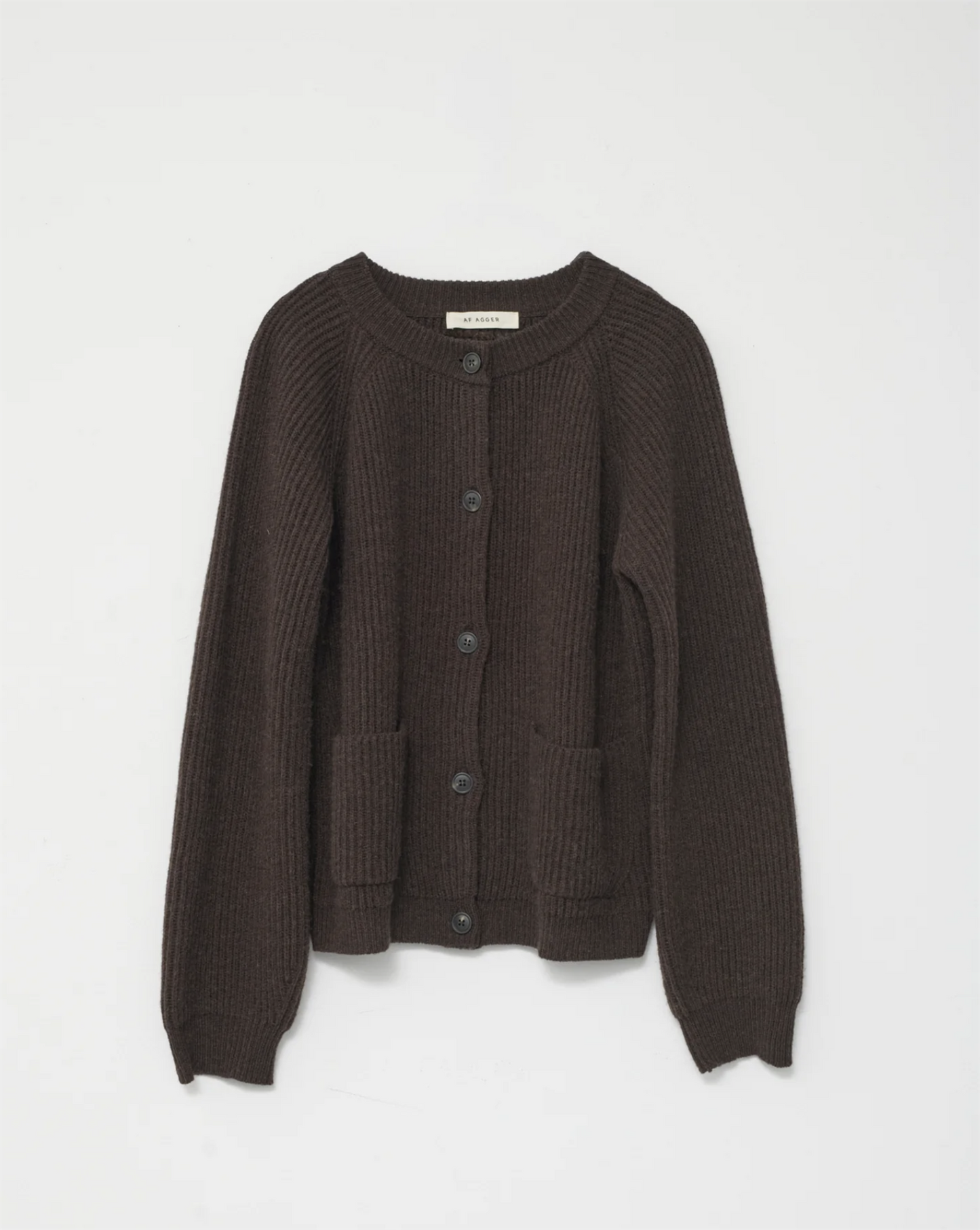 Shetlands wool large rib cardigan size 1