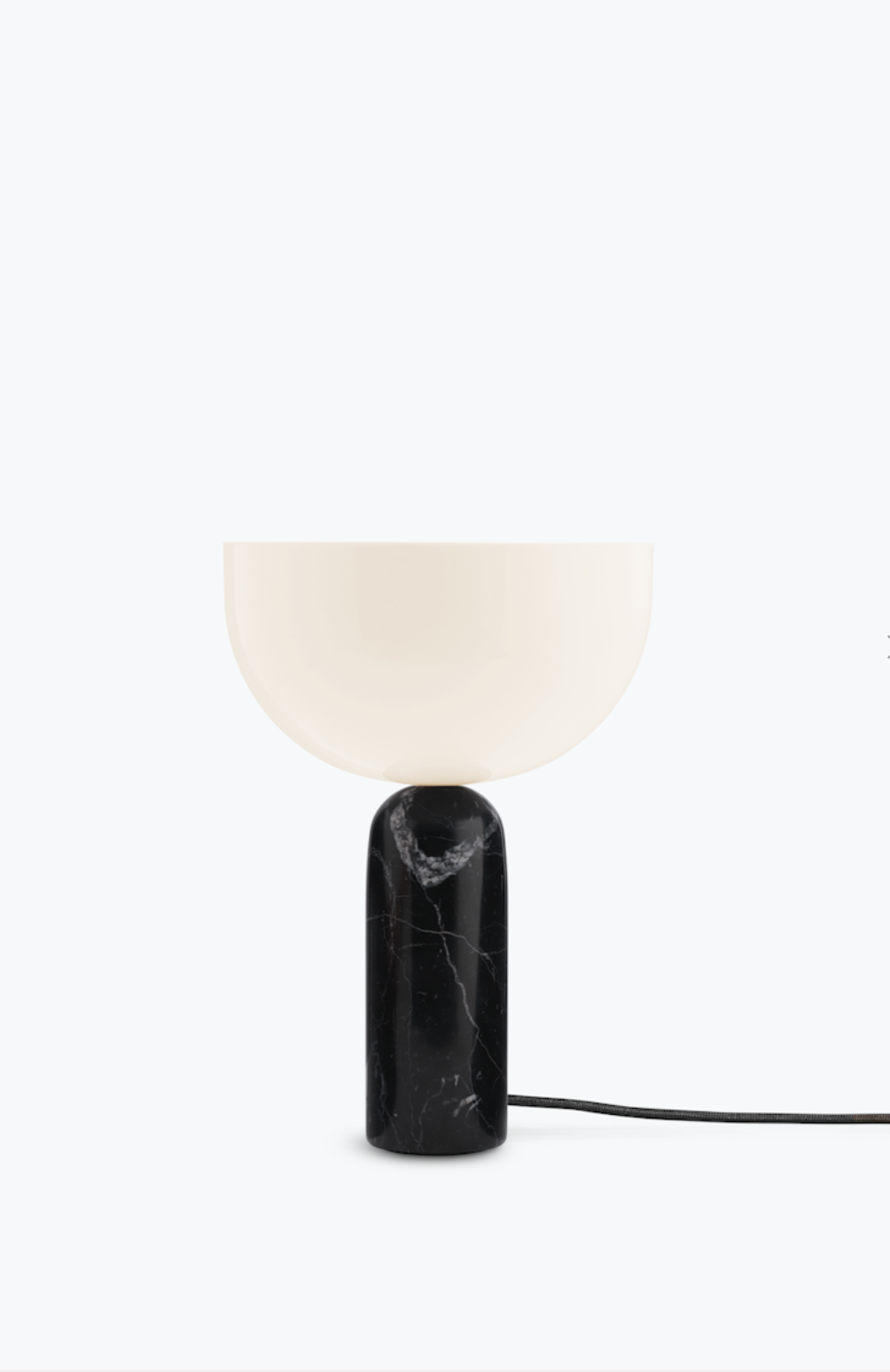 Kizu Table Lamp Small Black Marble