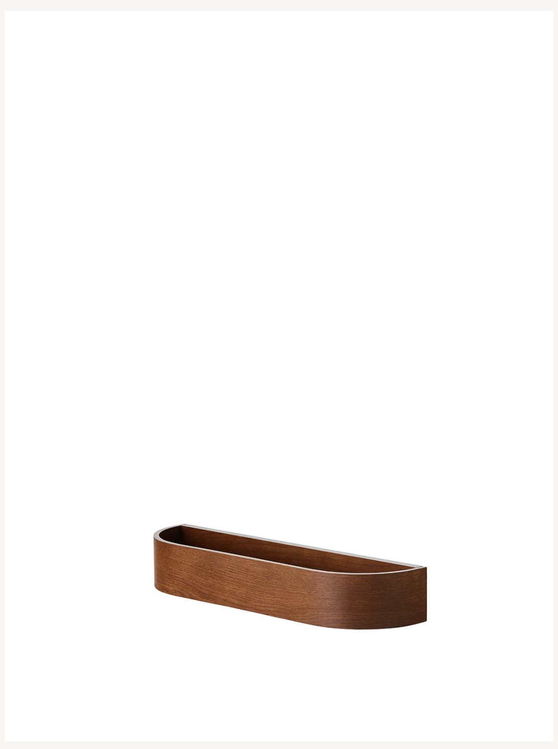 Epoch Shelf floating wall shelf in dark stained oak 50 cm