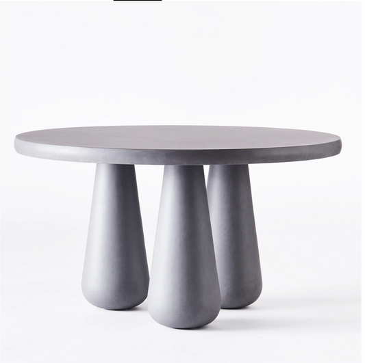 ROUND DINING TABLE GREY
