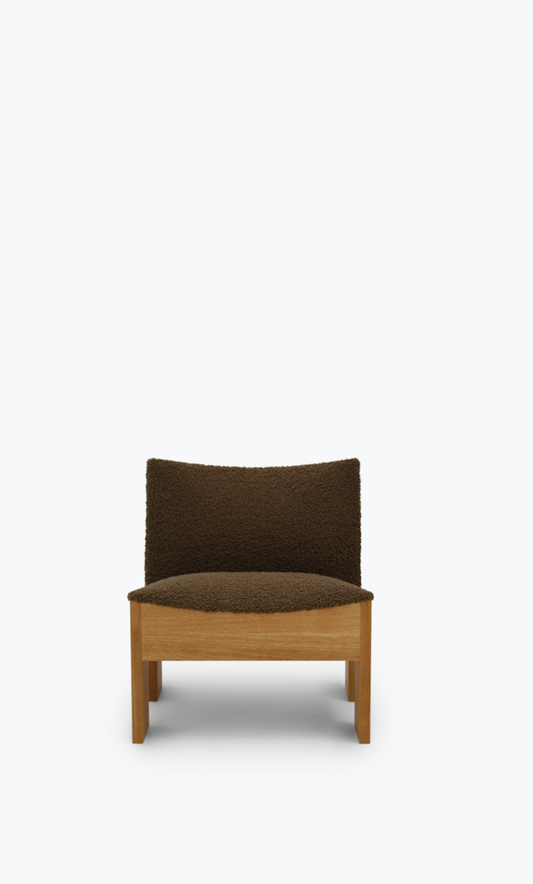 Tenon Lounge Chair Natural Oak w. Mocha