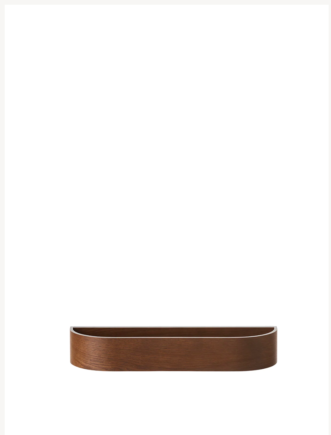 Epoch Shelf floating wall shelf in dark stained oak 50 cm