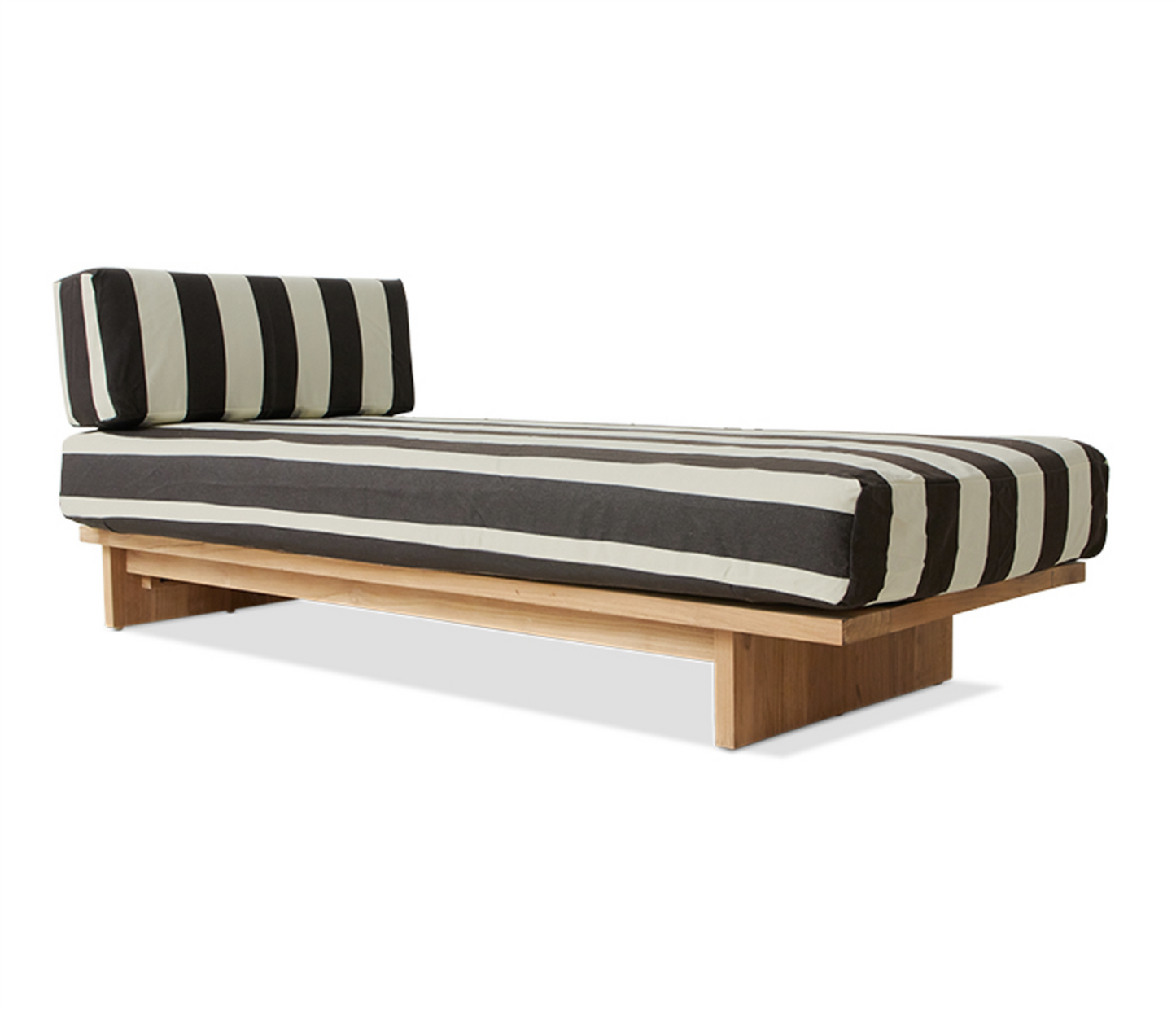 Outdoor daybed teak Stracciatella