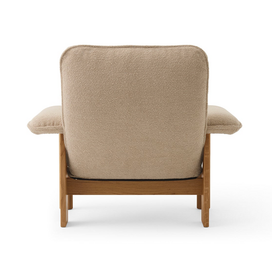 Brasilia lounge chair boucle oak