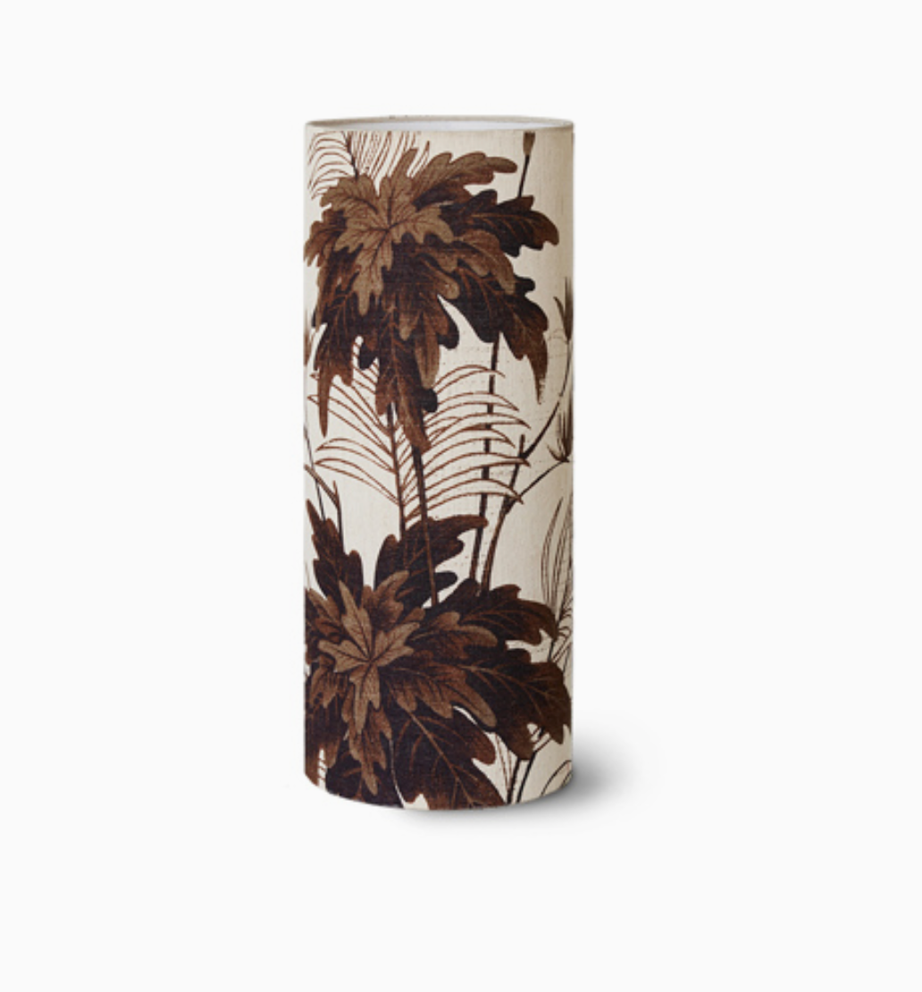 cylinder lampeskjerm floral xl