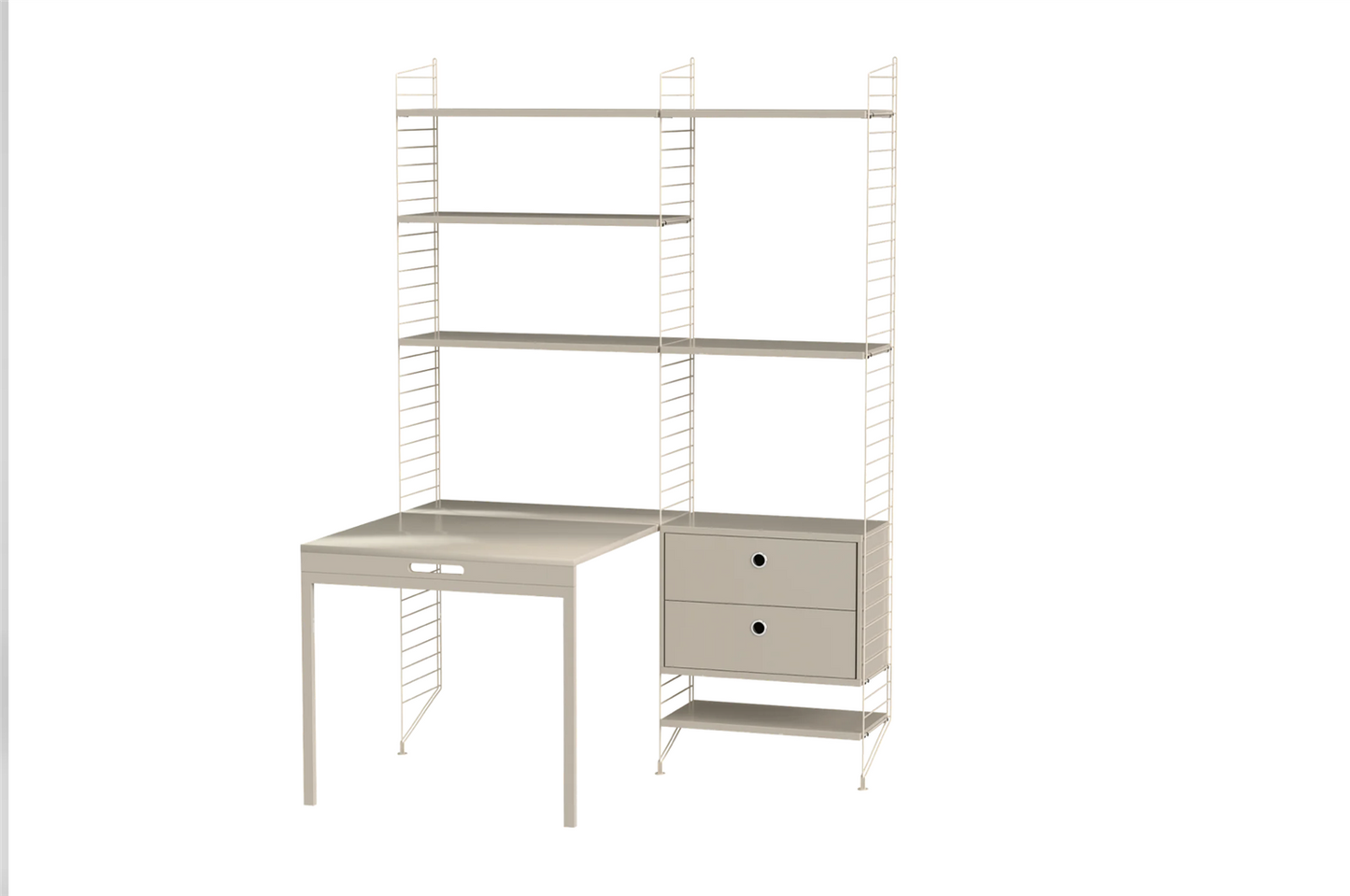 Workspace E Beige/Beige 140 CM