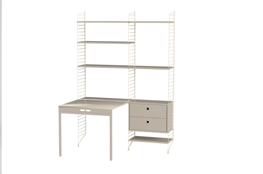 Workspace E Beige/Beige 140 CM