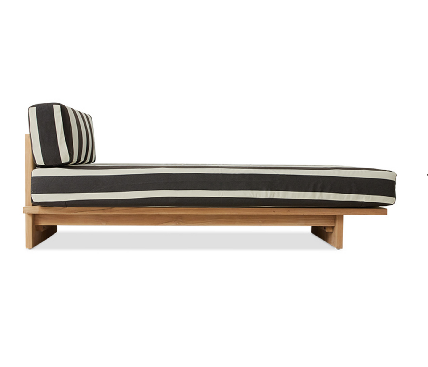 Outdoor daybed teak Stracciatella