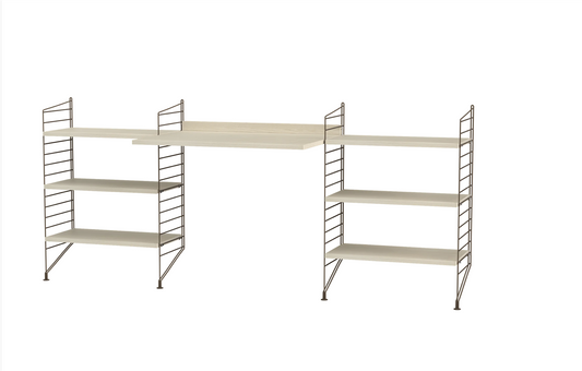 Workspace D Brown/Ash 200 cm