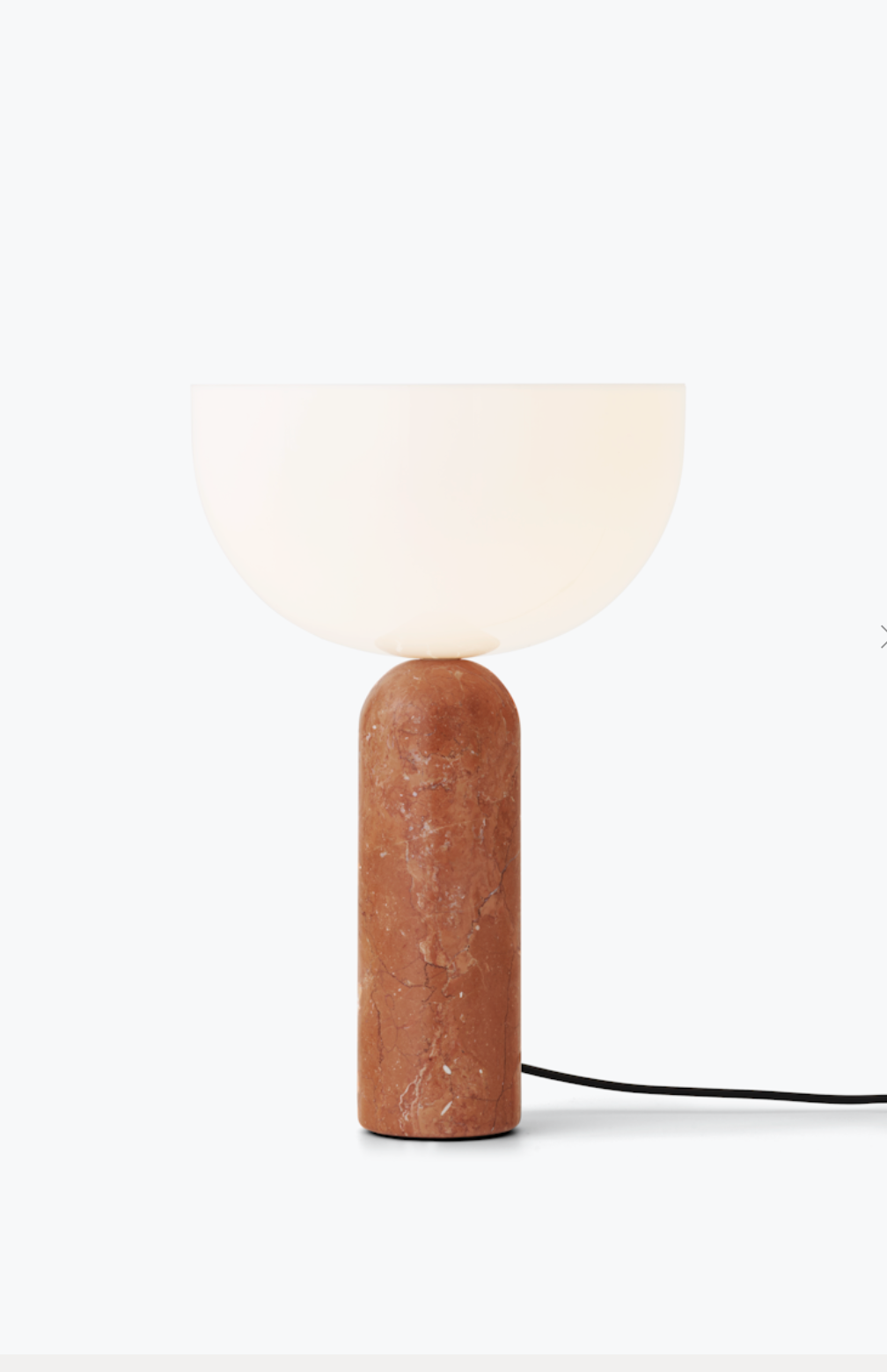 Kizu Table Lamp Large Breccia Pernice Marble