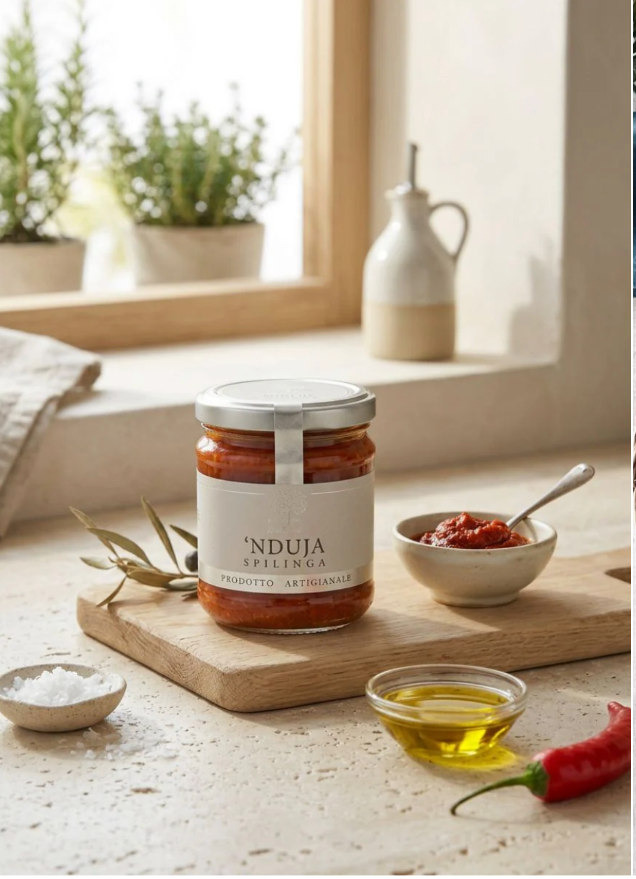 Nduja -krydret ,smørbar salami 180 gr