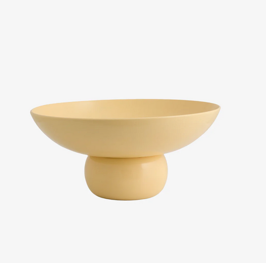 Vitello deco bowl butter yellow