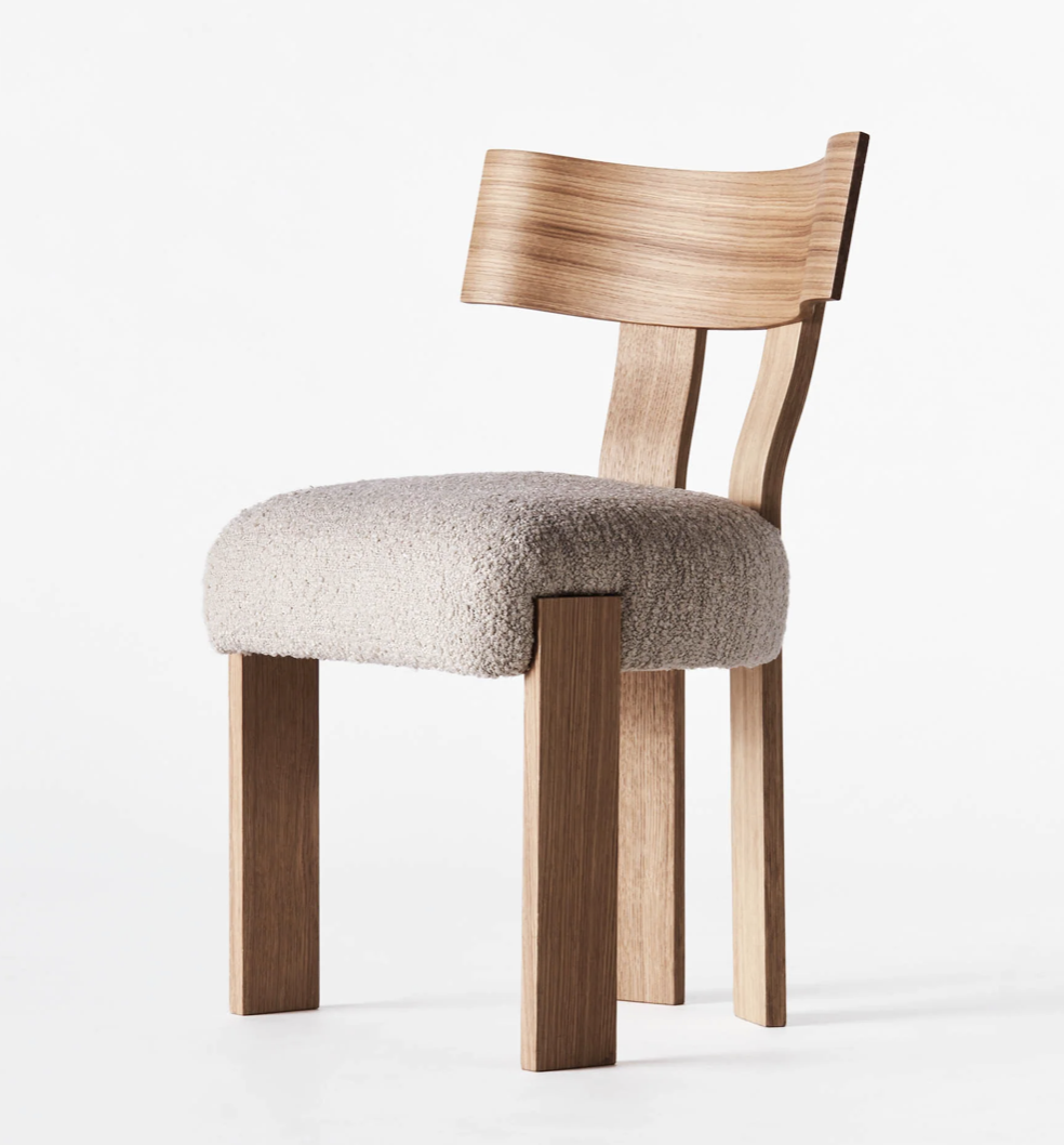 Alba dining chair boucle