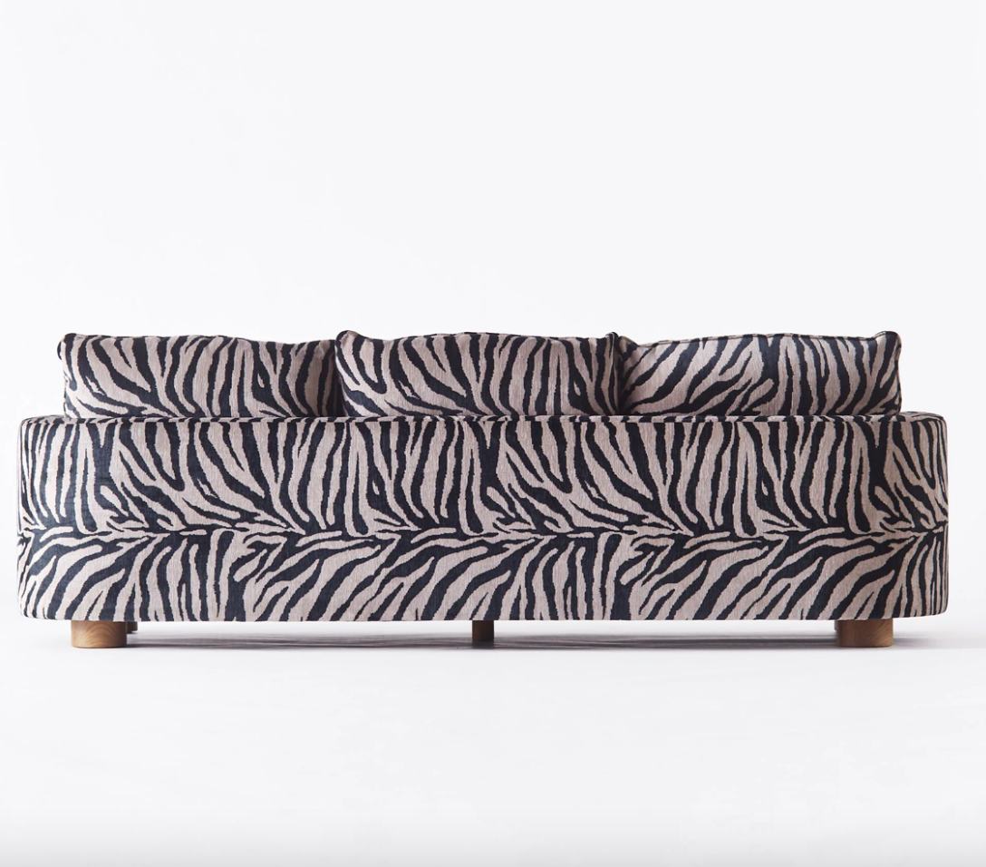Miles sofa zebra