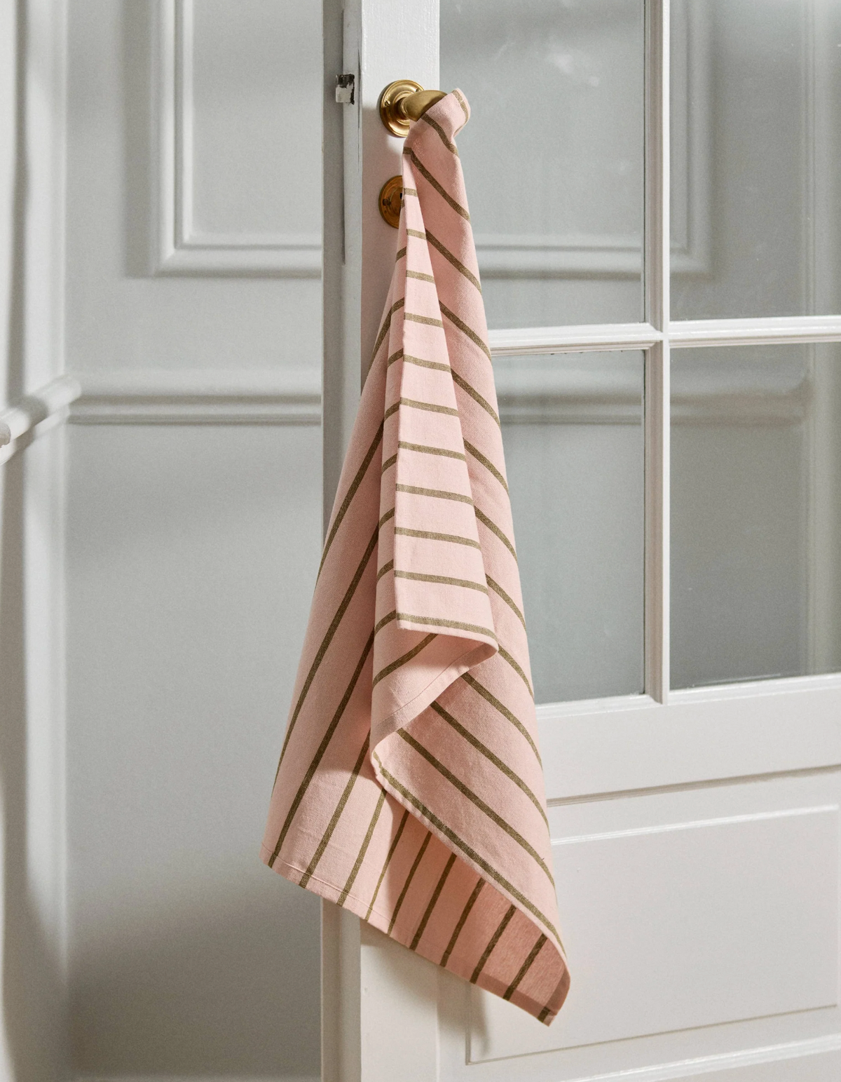 KINU tea towel, striped 50x70 cm