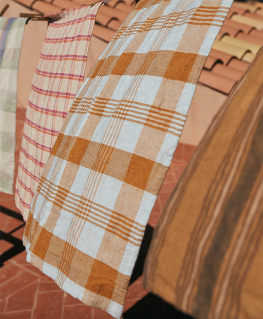 Vida check towel 50x70