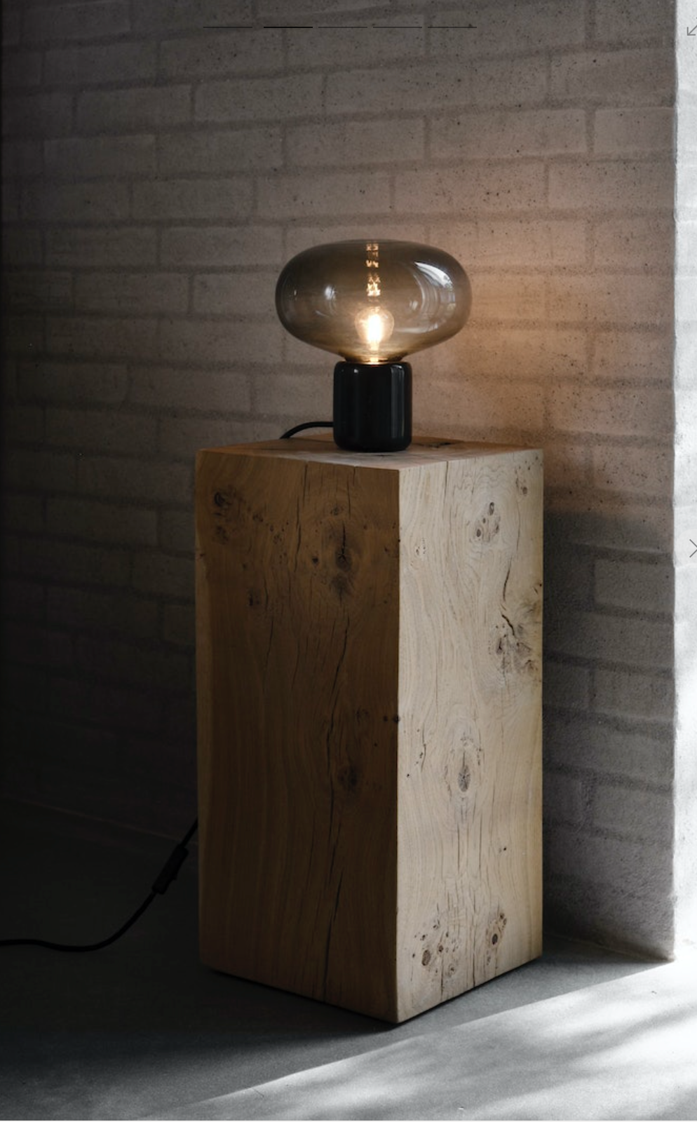 Karl-Johan Bordlampe Signe Hytte marmor