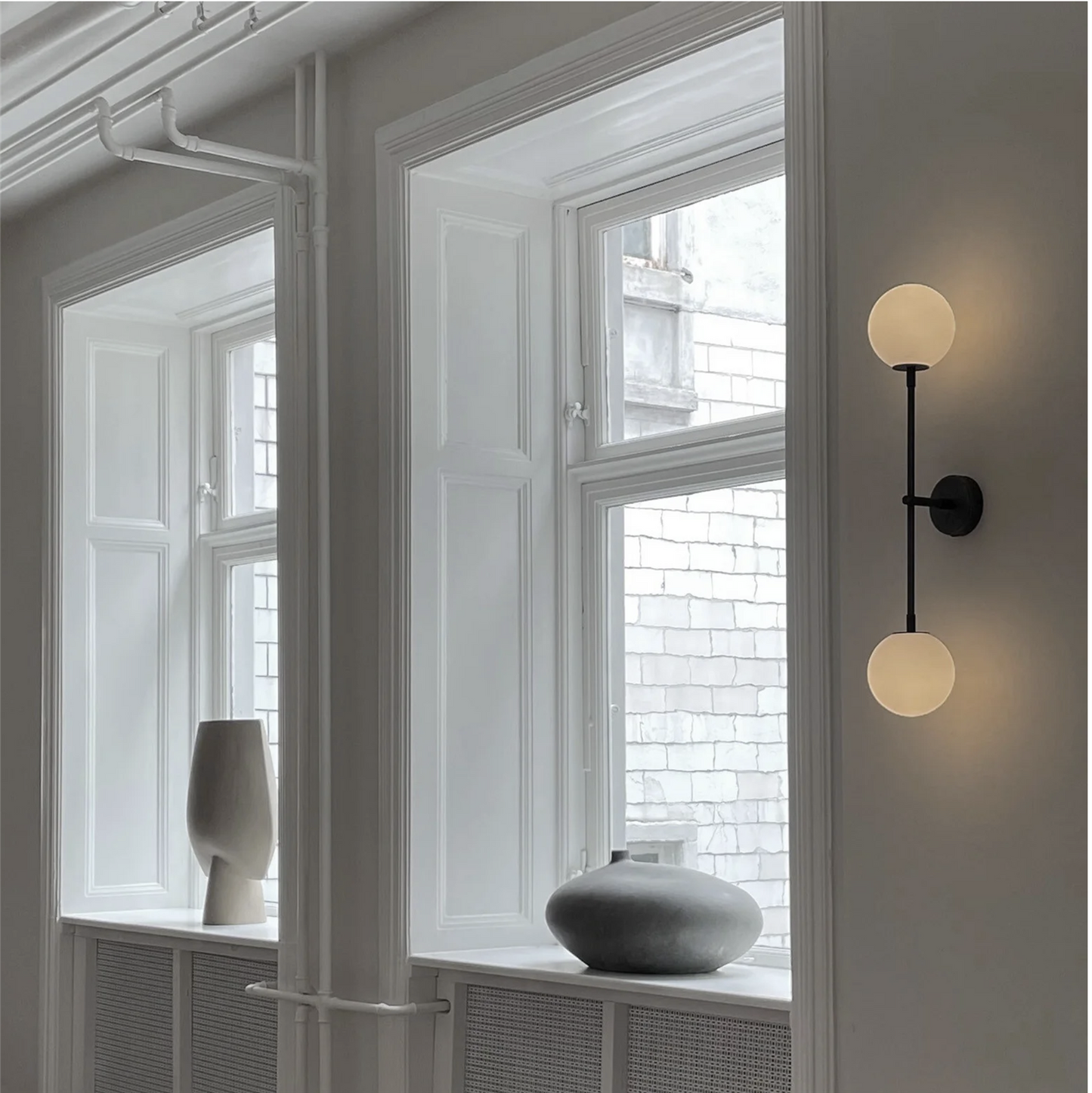 Drop Wall Lamp Bulp - Grey