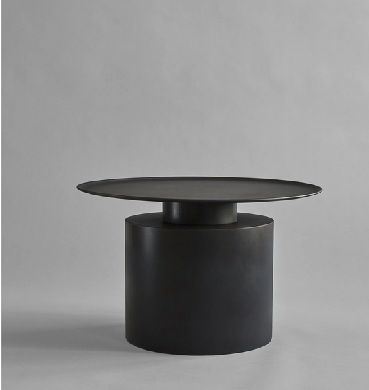 Pillar Table, low - Burned Black