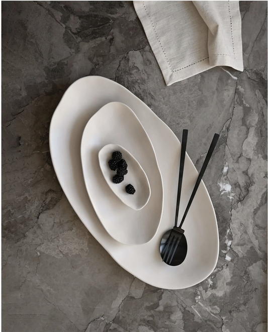 Native Oval Tray, Big - Birch