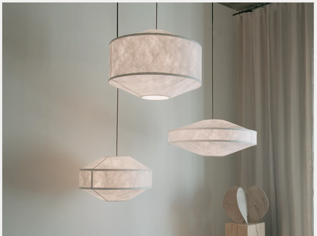 Kite Pendant Lamp Ø55 White Tyvek