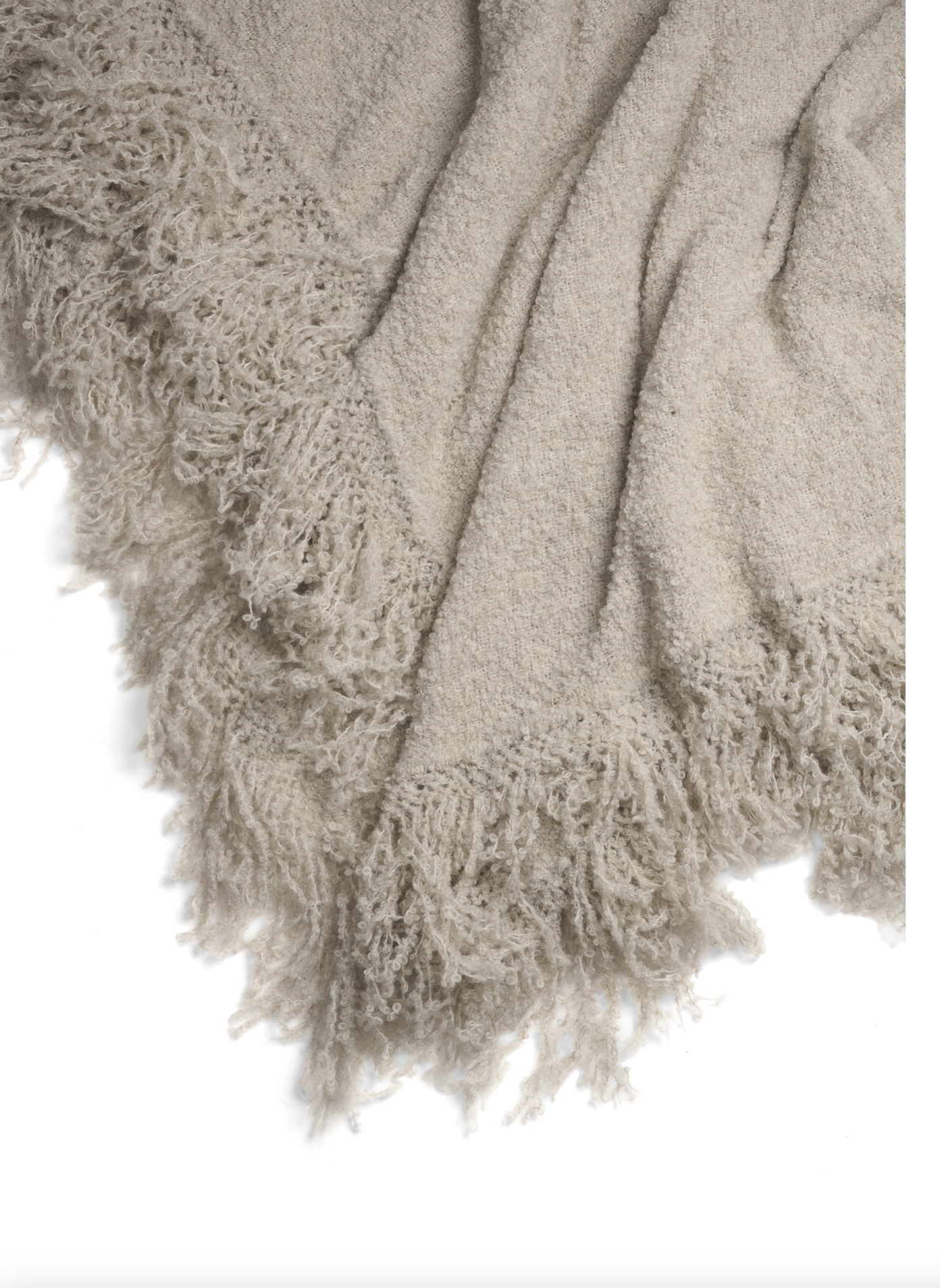 Beige Throw 140x180cm