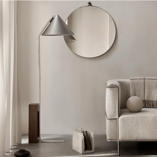 Dowel Mirror Round L | Spejl |