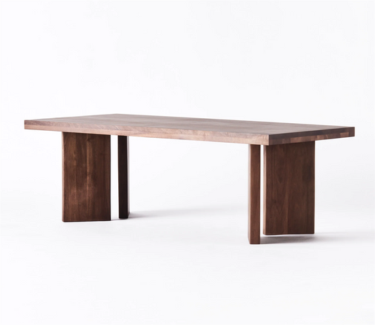FRENCH DINING TABLE WALNUT 100-220 cm