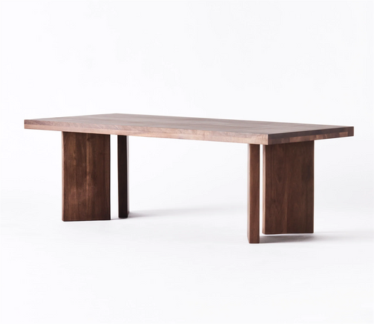 FRENCH DINING TABLE WALNUT 100-180cm
