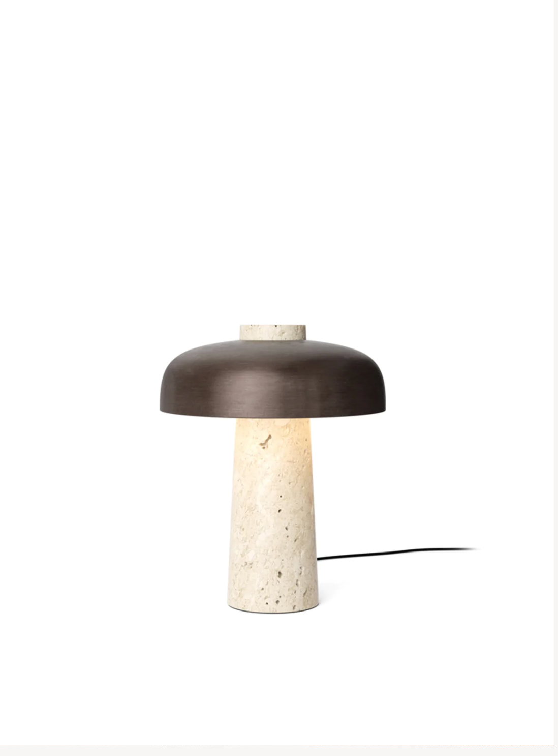 Reverse table lamp