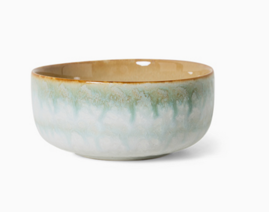 70s ceramics dessert bowl Petal