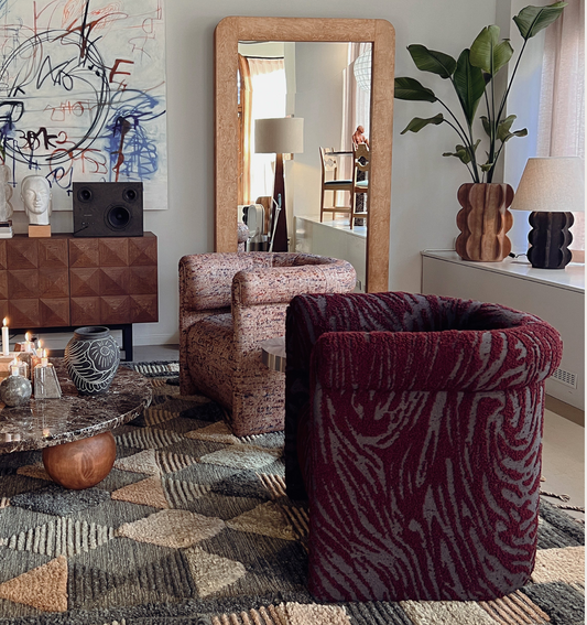 Decadent Lounge chair Zebra mønstret