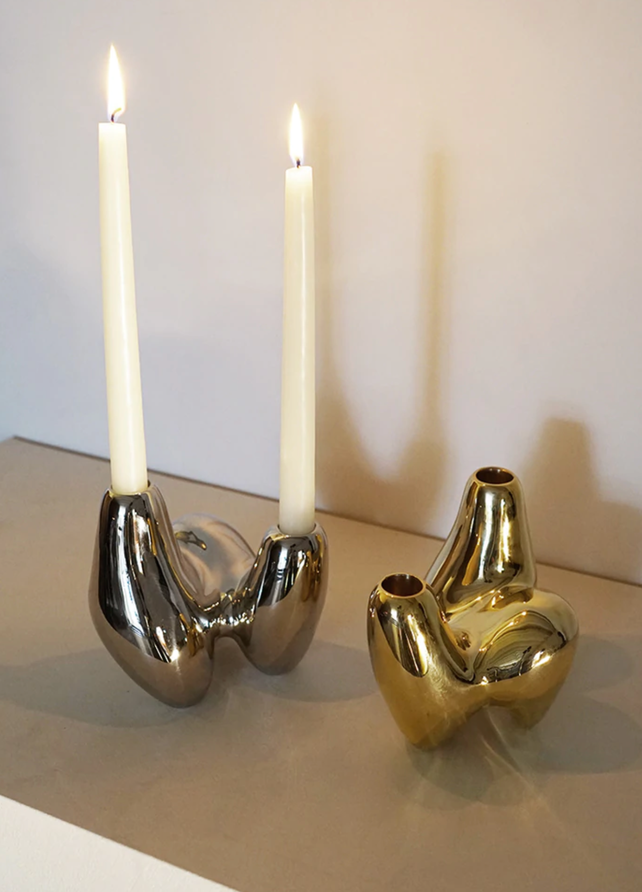 Unity candleholder silver