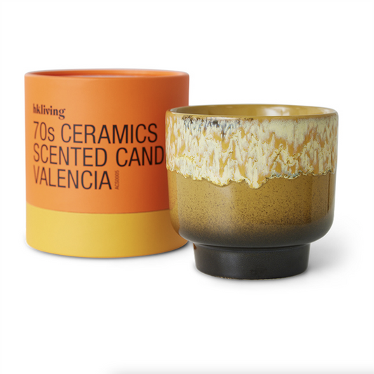 70s ceramics: scented candle Valencia