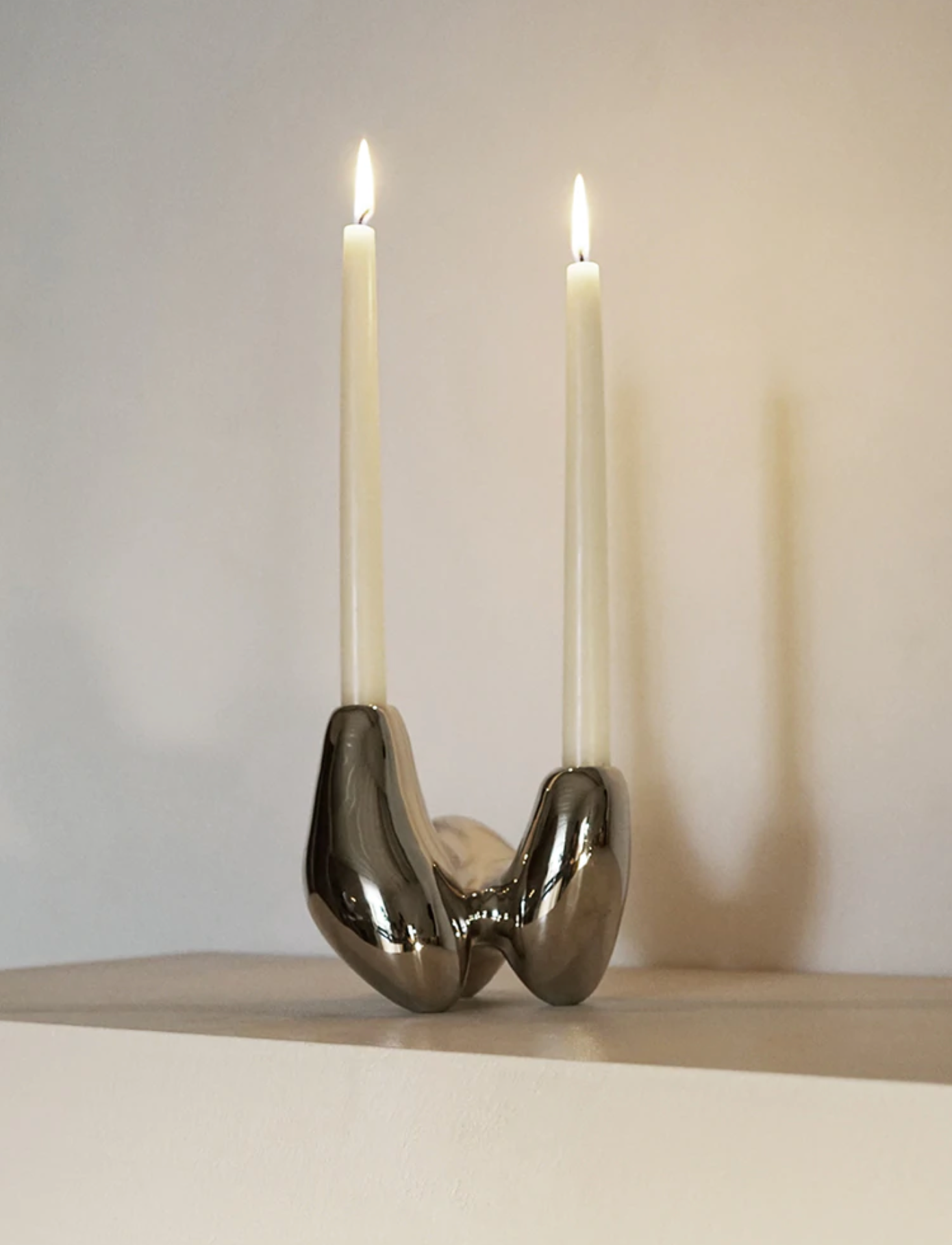 Unity candleholder silver