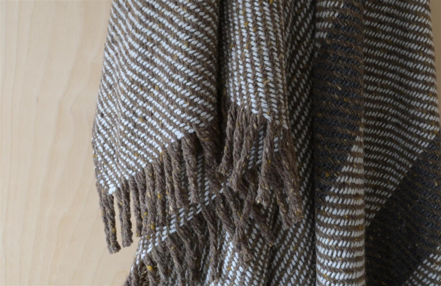 Treviso throw limited by\Sunde 140x180 grey, brown, nature