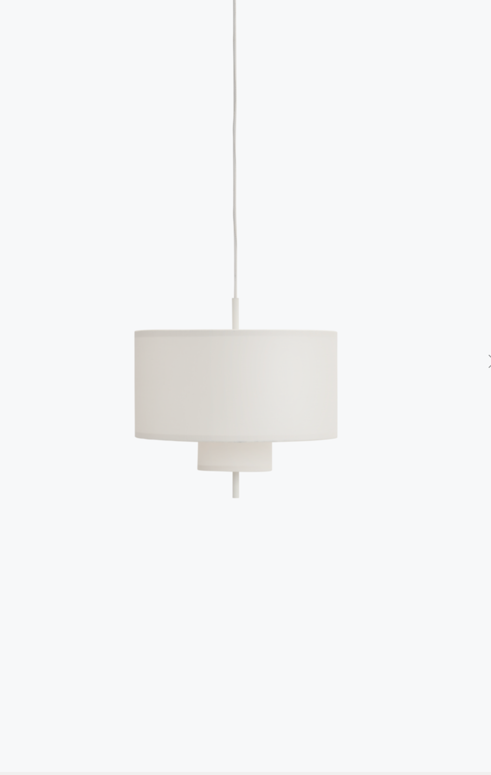 Margin pendant Ø50  White Canvas