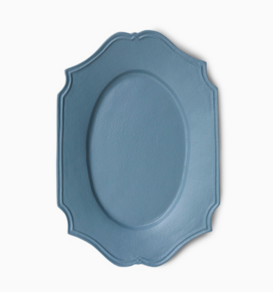 New classics serving tray pale blue