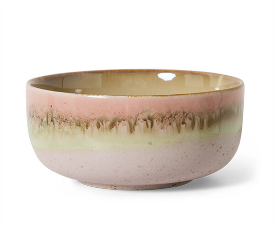 70s ceramics dessert bowl Glaze