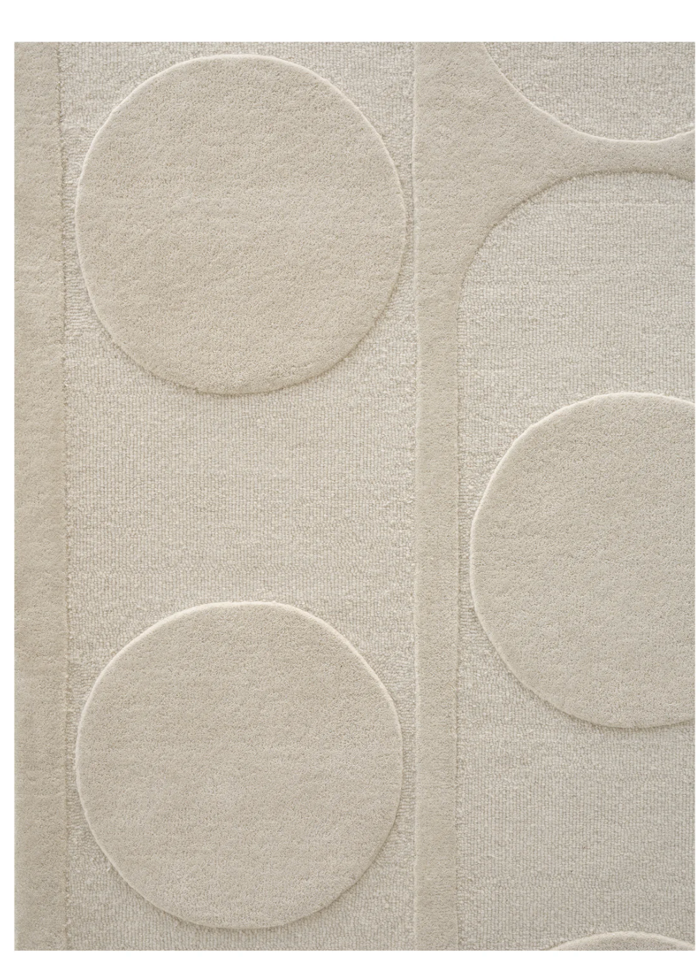 HANDMADE RUGS  ORB ALLIANCE / WHITE 170-240 cm