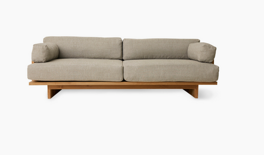 Outdoor Sofa Teak Natural