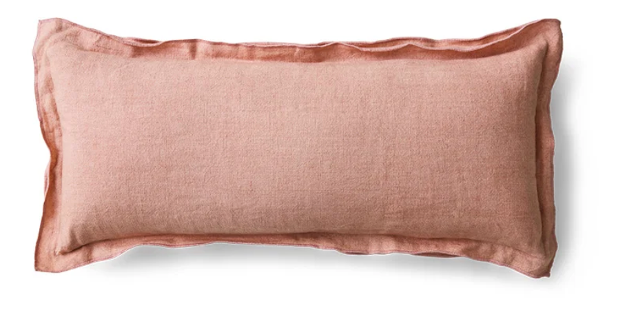 Linen cushion,magnolia